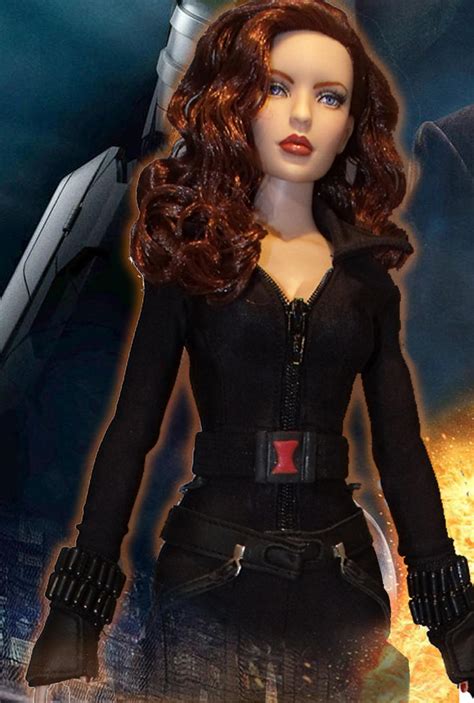 Ooak Black Widow Iron Man Doll By Shannoncraven On Deviantart