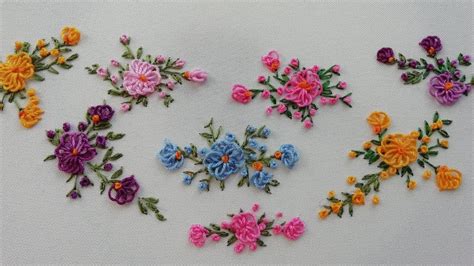 Or use mine :)start with strawberries. mini Embroidery: loop flower | Brazilian new easy design ...