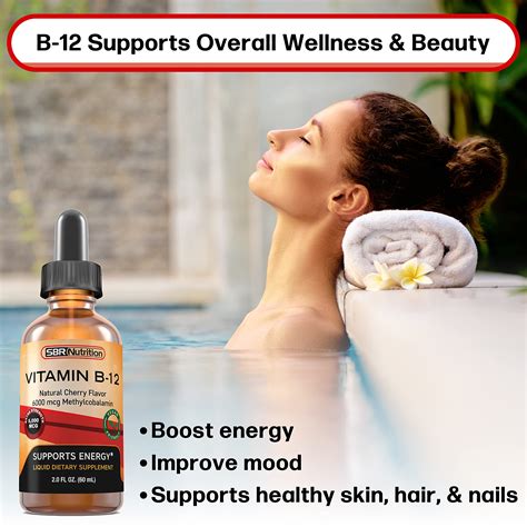 Buy Extra Strength Vitamin B12 Sublingual Liquid Drops 6000mcg Per Serving Methylcobalamin