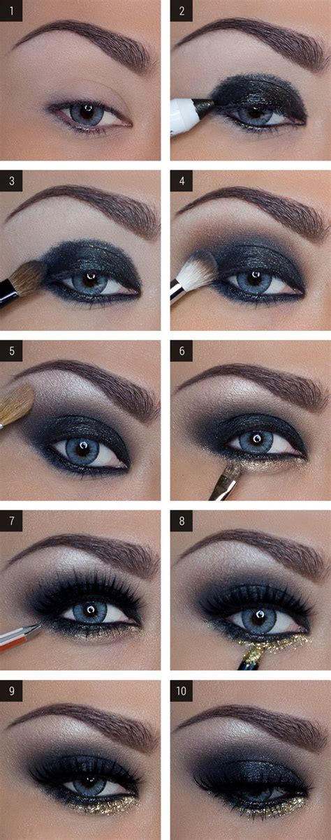 How To Apply Evening Eye Makeup For Blue Eyes Mugeek Vidalondon