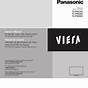 Panasonic Tc P42c1 Plasma Television Owner's Manual