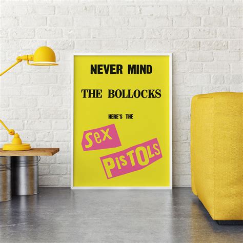 Sex Pistols Never Mind The Bollocks Poster Original Poster Shop