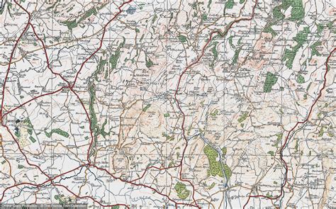 Historic Ordnance Survey Map Of Marsh The 1921