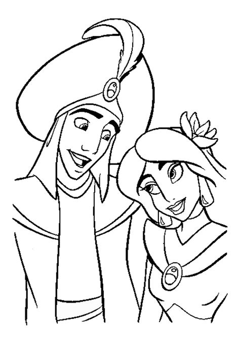 Disney Aladdin Colouring Pages