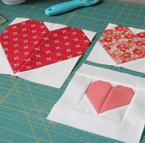 Making Heart Blocks In Multiple Sizes Cluck Cluck Sew Quilt Blocks