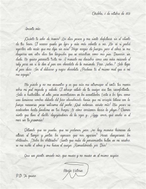 Carta De Amor Formal Ejemplo Recipes Blog G