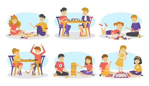 Kids Playing Board Game Images Free Vectors Stock Photos And Psd