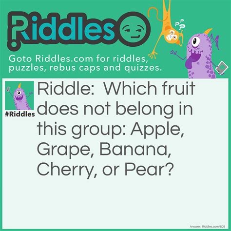 Fruits Galore Riddle And Answer