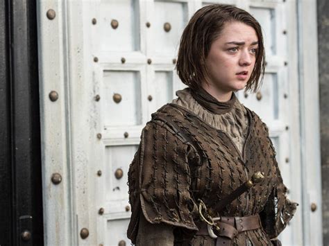 Stark Reality Maisie Williams Kills Off Arya In Game Of Thrones News