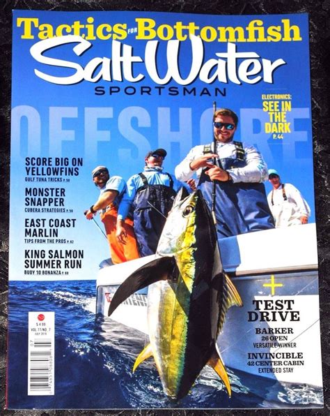 Salt Water Sportsman Magazine July 2016 Fishing Magazines Sportsman