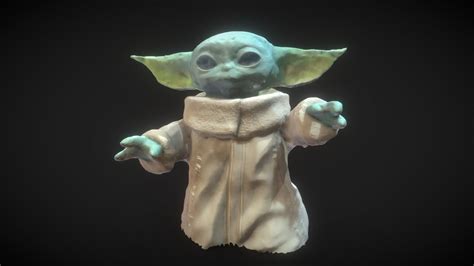 Baby Yoda Scan Download Free 3d Model By Alex Martire Alexmartire