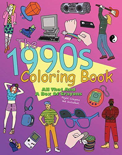 Loudlyeccentric 31 The 1990s Coloring Book