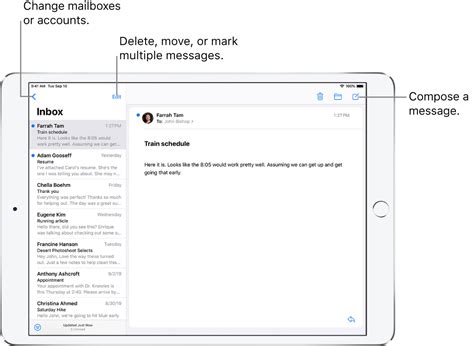 Write An Email In Mail On Ipad Apple Support