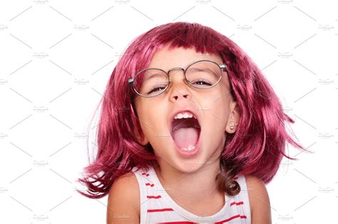 Girl Screaming High Quality People Images ~ Creative Market
