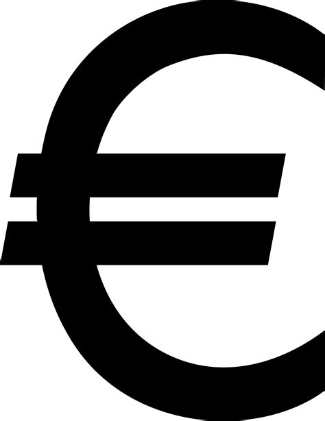 Euro Sign Png Transparent Image Download Size 2944x3818px