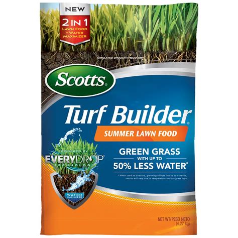 Scotts® turf builder® triple action provides three benefits in one bag; Scotts Turf Builder 39.56 lb. 15M Lawn Fertilizer-22315 ...