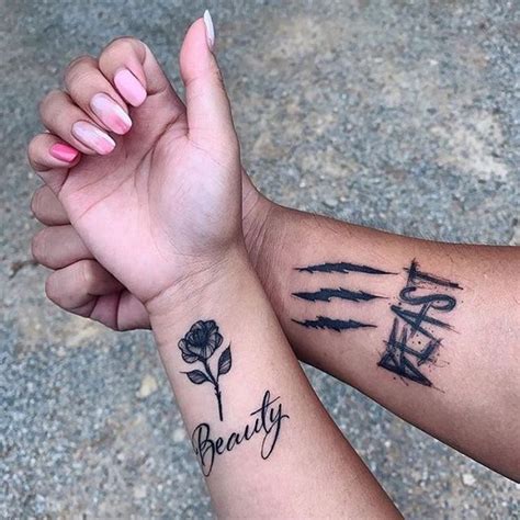 20 matching tattoos for couples married cute couple tattoos couple tattoos unique matching