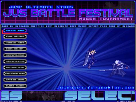 Jus Battle Anime Festival For Mugen 10 And 11 And Hd Version Update