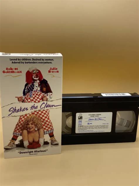 SHAKES THE CLOWN VHS Bobcat Goldthwait Julie Brown Cult Comedy 12 50