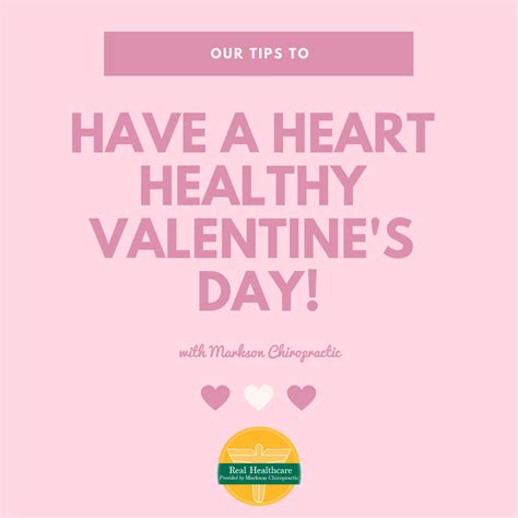 Have A Heart Healthy Valentine S Day — Markson Chiropractic