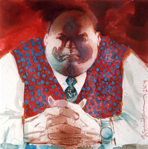 Bill Sienkiewicz Kingpin Card Art Comic Art Illustration Comic Art