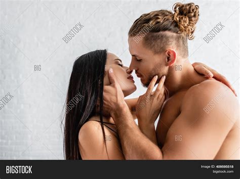 Naked Couple Kissing Image Photo Free Trial Bigstock