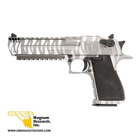 Magnum Research Desert Eagle Mark Xix White Tiger Stripe Pistol 50 Ae