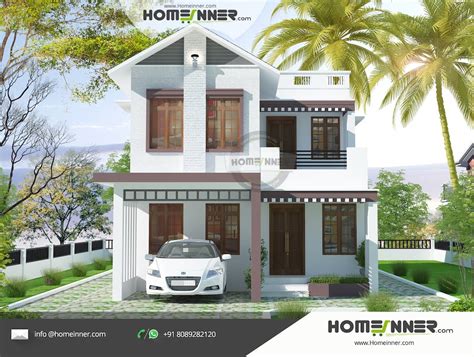 Efficient room planning and no fancy design details. Beautiful and Low Budget 4 bhk 1777 sqft Modern Kerala House Design