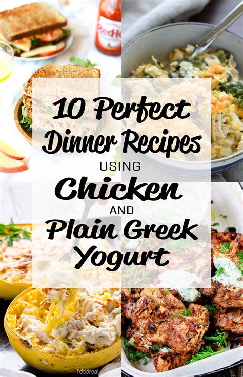 10 Perfect Dinner Recipes Using Chicken And Plain Greek Yogurt