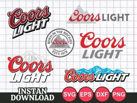 Coors Light Logo Svg Cut File
