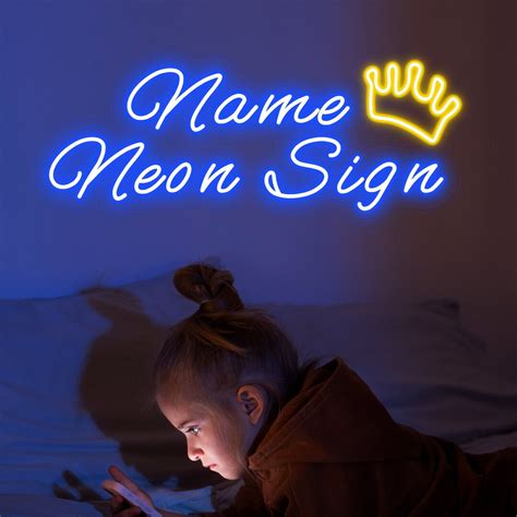 Custom Name Neon Sign Aesthetic Neon Sign Bedroom Neon Lights Anime