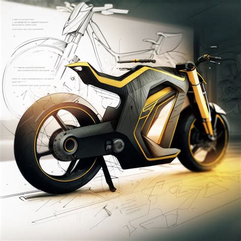 Motorcycle Designsketch Florian Mack Ai Driven Design In 2023