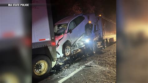 State Police Mass Pike Pileup Involving Over A Dozen Vehicles Believed