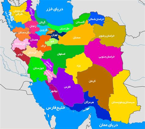 عکس نقشه ایران با جزئیات کامل عکس نودی