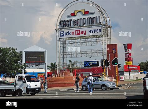 Entrance To East Rand Mall Shopping Centre Boksburg Near Johannesburg