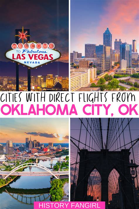 24 Cities with Direct Flights from OKC: the Best Nonstop Flights from