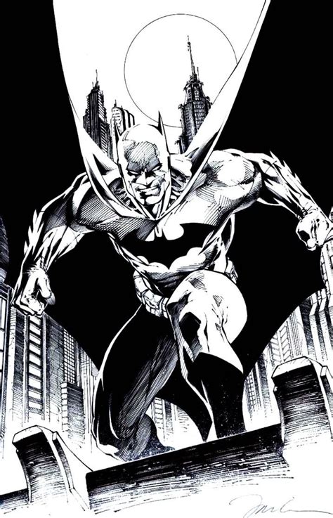 Batman Scott Williams Ink By Swave18 On Deviantart Batman Drawing