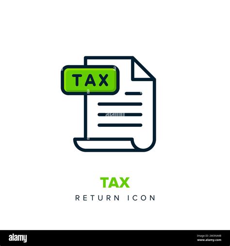 Tax Return Icon Income Tax File Symbol Important Tax Return Document