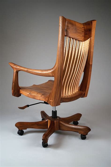 Our used office chairs selection includes a variety of options to round out your work space, conference room or reception area. Franklin Swivel Desk Chair by Richard Laufer (Wood Chair ...