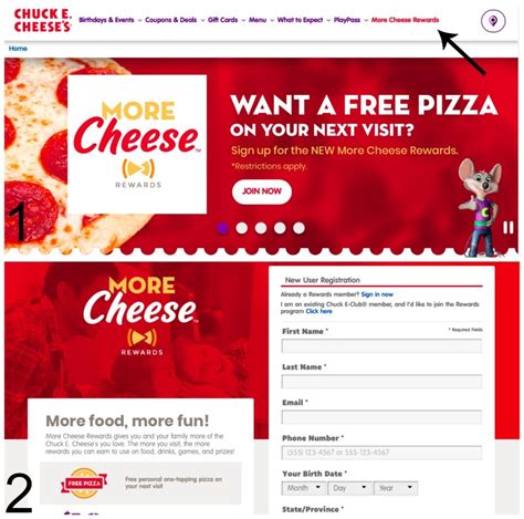Chuck E. Cheese's More Cheese Rewards Program