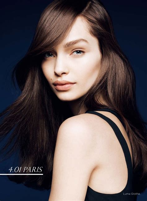 Brazilian Topmodel Luma Grothe For L Oréal Paris Préférence Infinia S S 2016 Ad Campaign