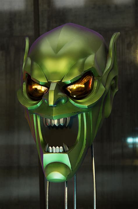 Simon Lanskys Portfolio — Green Goblins Mask From Spider Man 2002