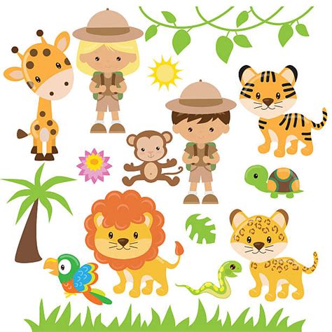 Safari Animals Illustrations Royalty Free Vector Graphics And Clip Art