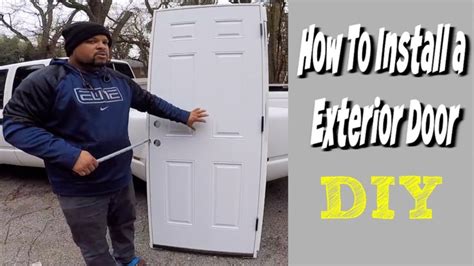 How To Install A Exterior Door Youtube