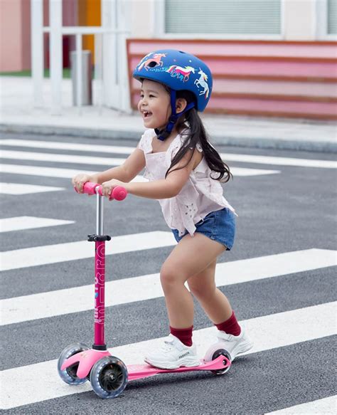 Buy Mini Micro Deluxe Led Scooter Pink Online Micro Scooters Australia