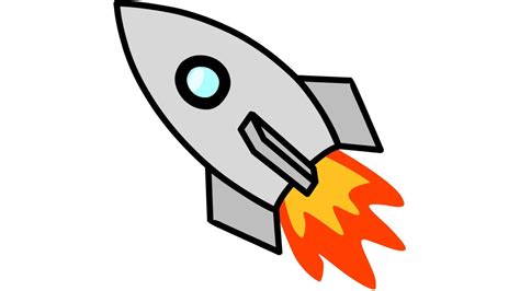 How To Draw A Rocket Ship Step By Step Simple Drawing Youtube