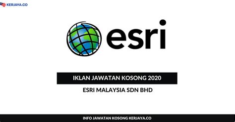Was incorporated on may 28, 2009. Jawatan Kosong Terkini ESRI Malaysia Sdn Bhd • Kerja ...