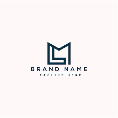 Premium Vector Lm Logo Design Template Vector Graphic Branding Element