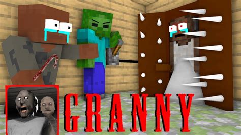 Monster School Granny Chapter 2 Challenge Minecraft Animation Youtube