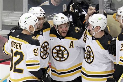 David Pastrnak Scores Hat Trick Notching His 100th Point As Bruins